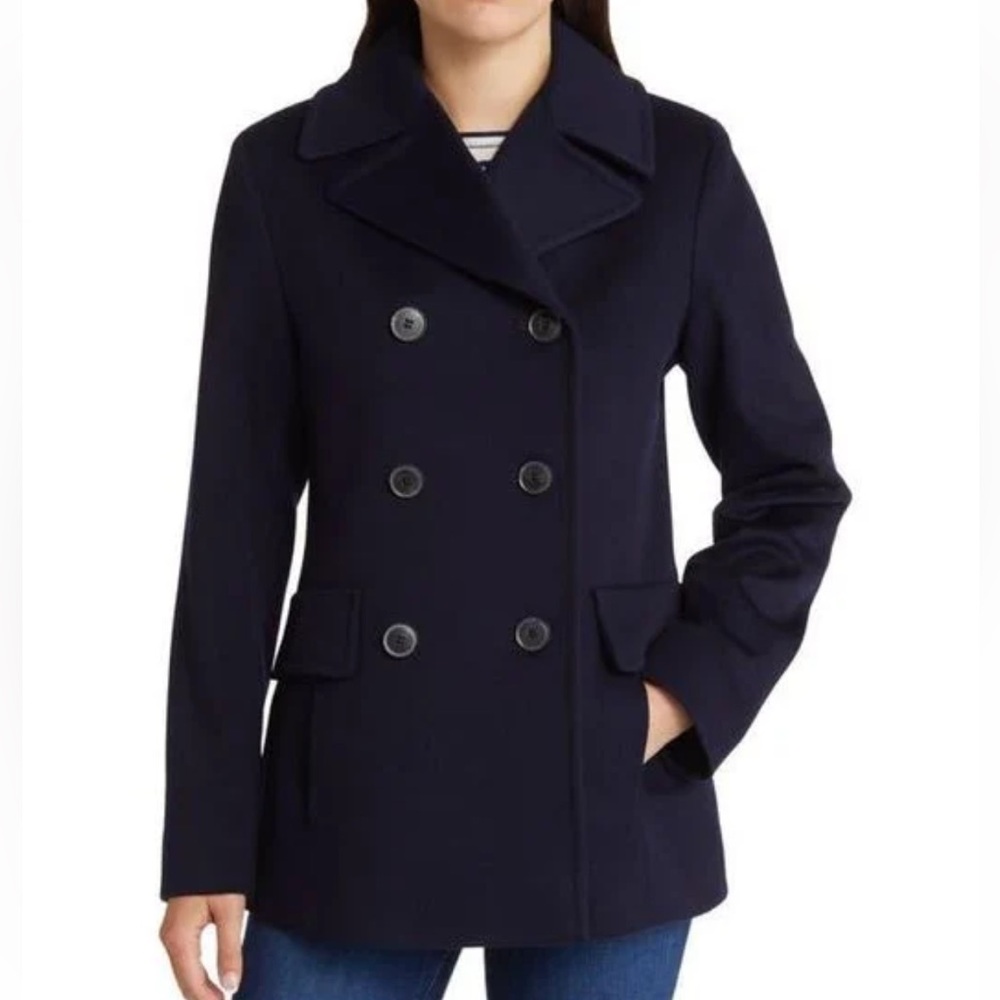 Fleurette
Women's Blue Ali Wool Peacoat in mid night blue size 6 new without tag